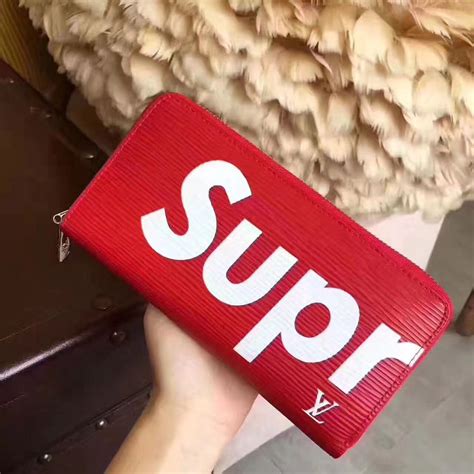 replica supreme lv card holder|supreme x Louis Vuitton wallet.